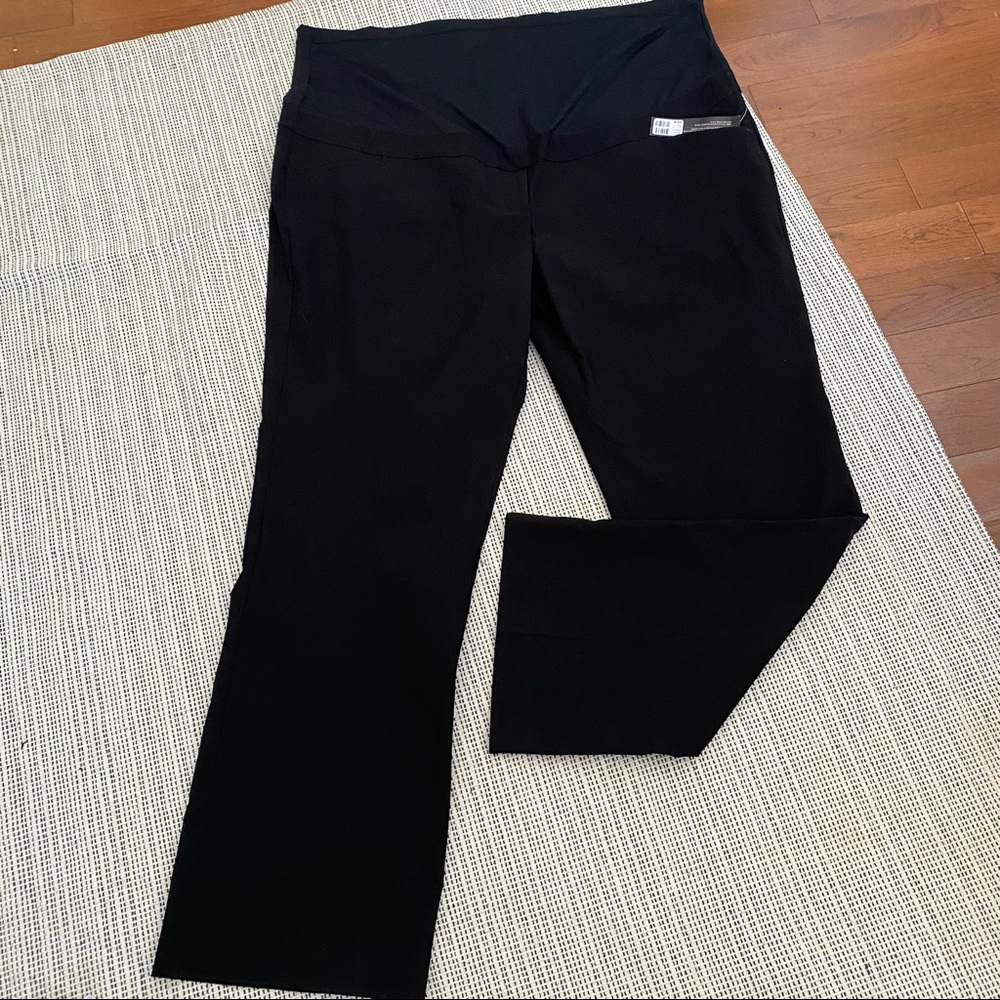 Stork & Babe black maternity pants